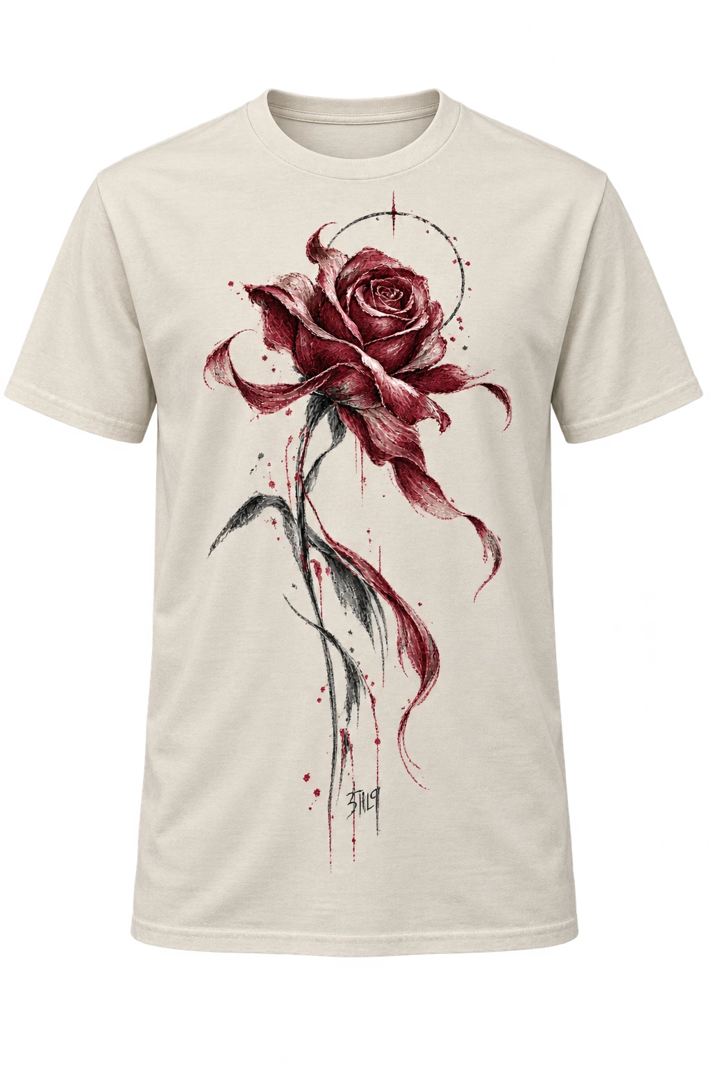 Футболка Rose Static — визуальный концепт